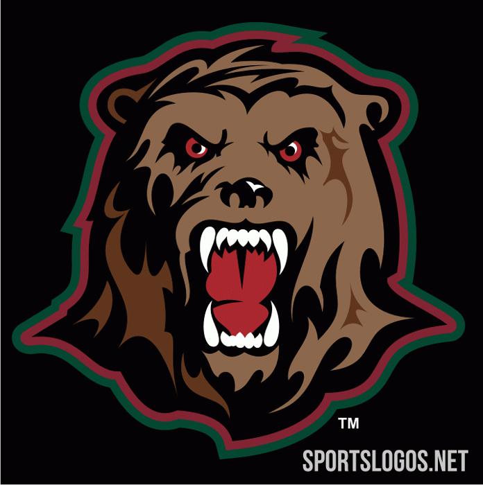 Utah Grizzlies 2002 03 Alternate Logo iron on heat transfer